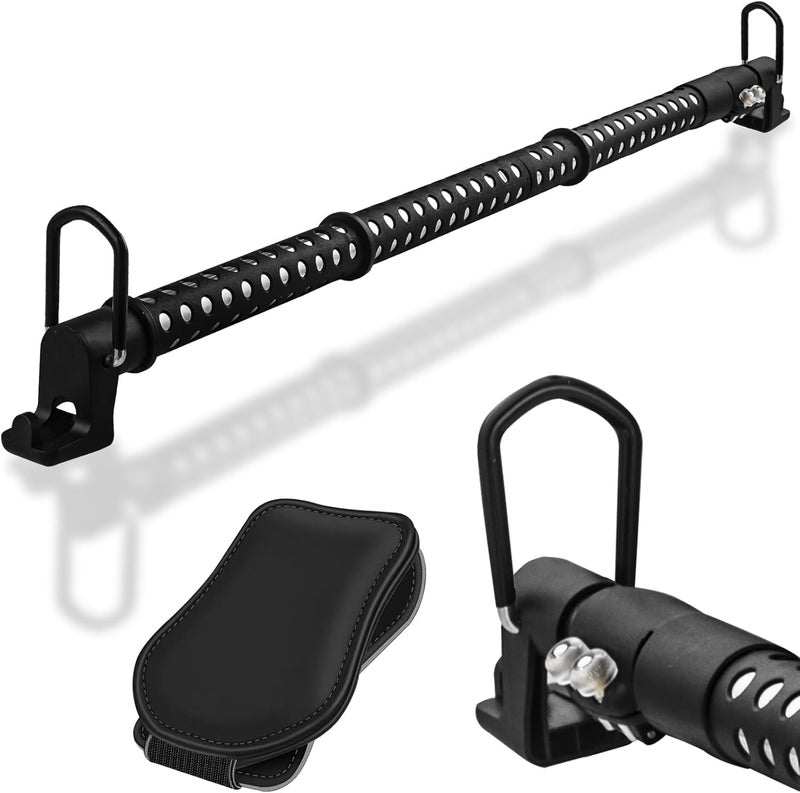 UEGHNS Car Clothes Hanger Bar Heavy Duty, Clothing Racks for Hanging Clothes in Car Telescoping 34-54inch Car Clothes Rack Suitable for Cars Trucks SUVs. (34-53inch) - Image 1